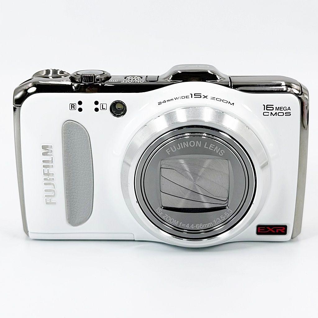 【美品】フジフイルム FinePix F550EXR ホワイト コンデジ カメラ