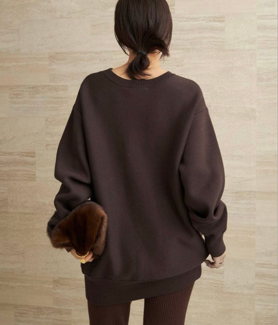 Plage プラージュ les Tendre brown スウェット