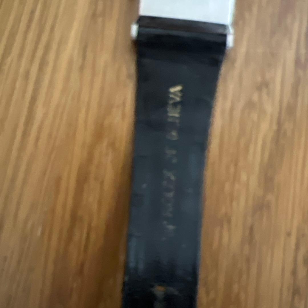 ROLEX Cellini ブラックレザーバンド時計