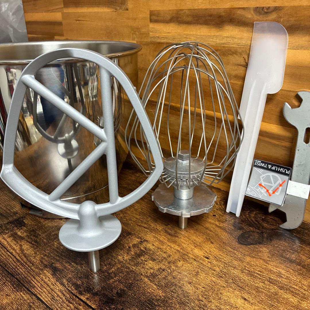 愛工舎製作所)ケンミックス用ボール、ホイッパー、ビーター。新品、未使用品