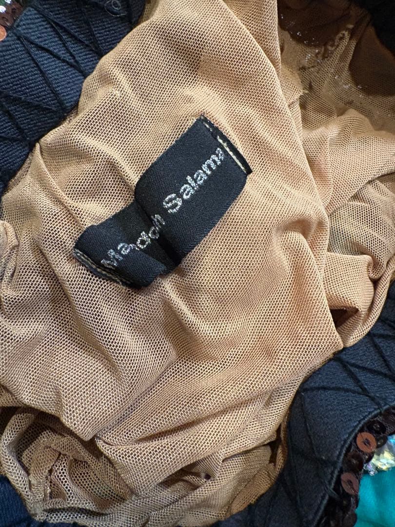 ベリーダンス衣装　マンドゥーハ サラマ　ピーコックグリーン　小柄