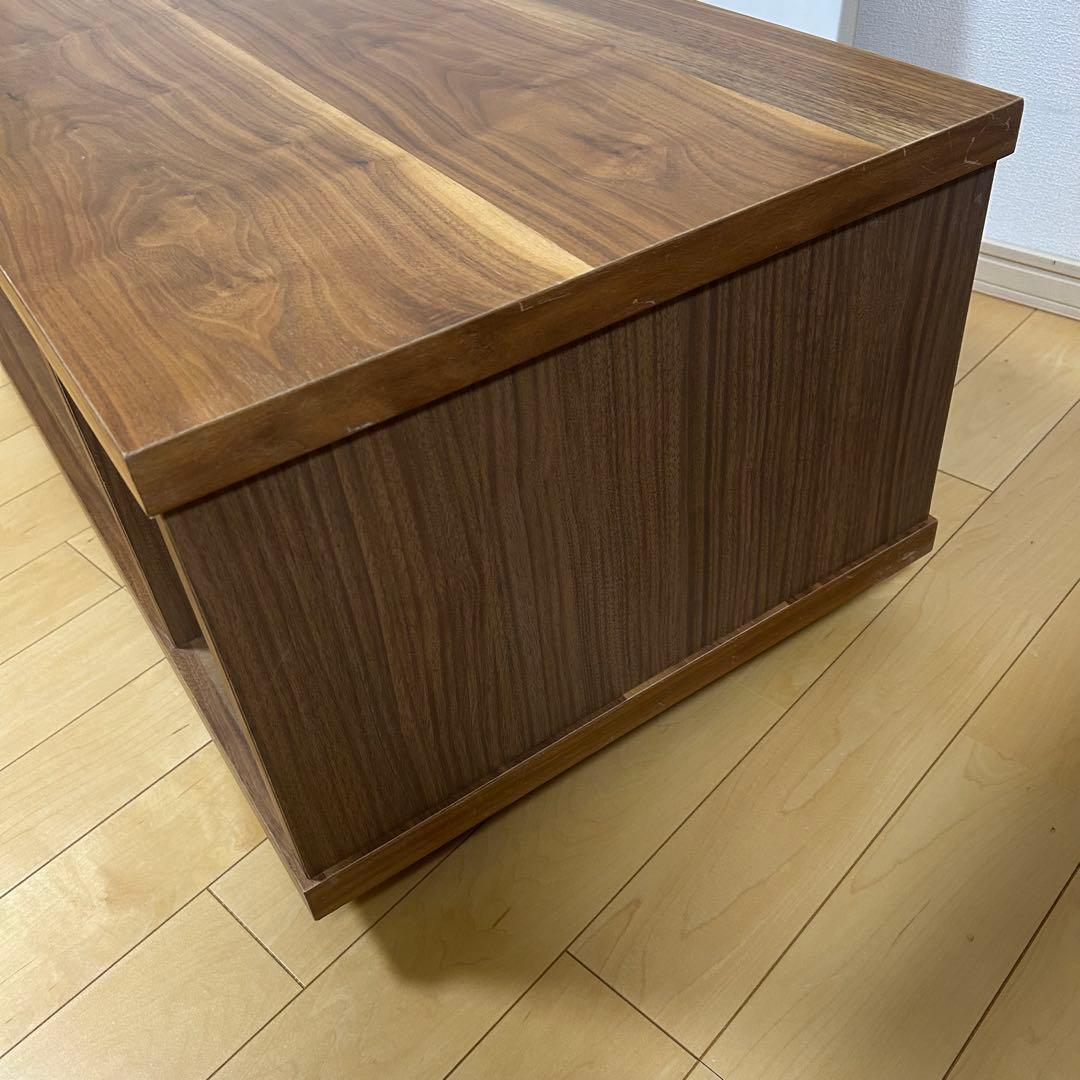 センターテーブル　テレビボード　ウォールナット　幅120 コネクト
