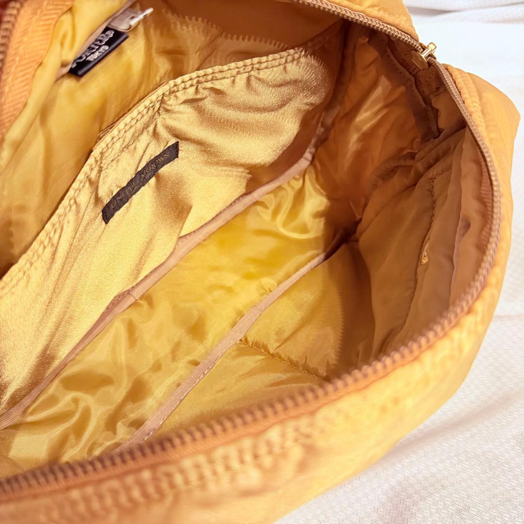 【希少】POTER タンカー　ビームス　ユナイテッドアローズ　金色　ボディバッグ