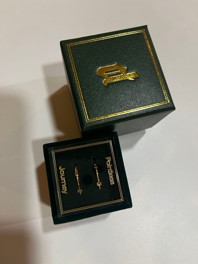 ゴールドフープピアス オリジナルボックス付き