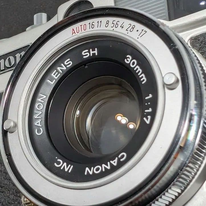 ☆美品☆ Canon demi EE17 ハーフフィルムカメラ 　露出計動作品