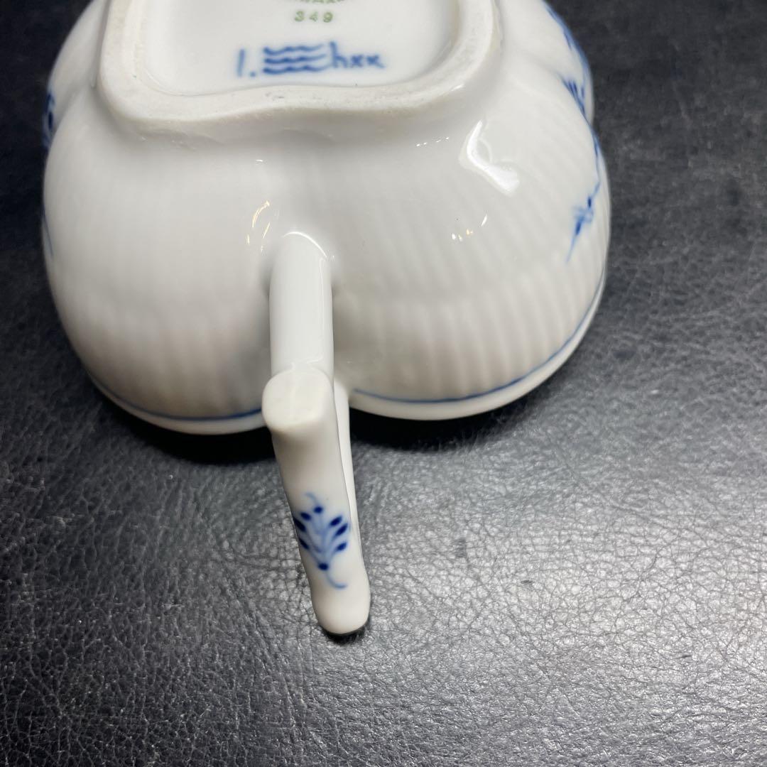 ロイヤルコペンハーゲン ブルーフルーテッド オープンシュガー