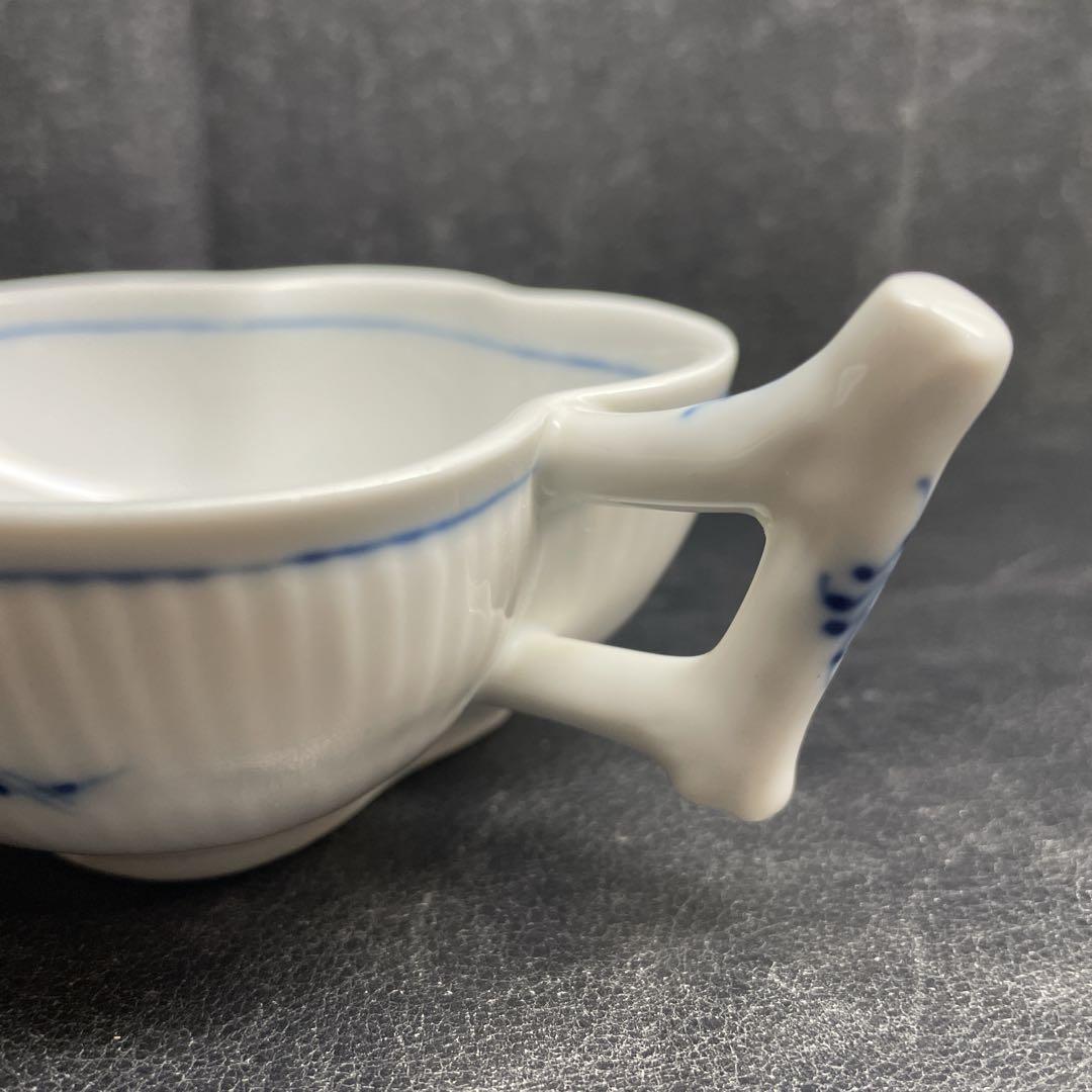 ロイヤルコペンハーゲン ブルーフルーテッド オープンシュガー