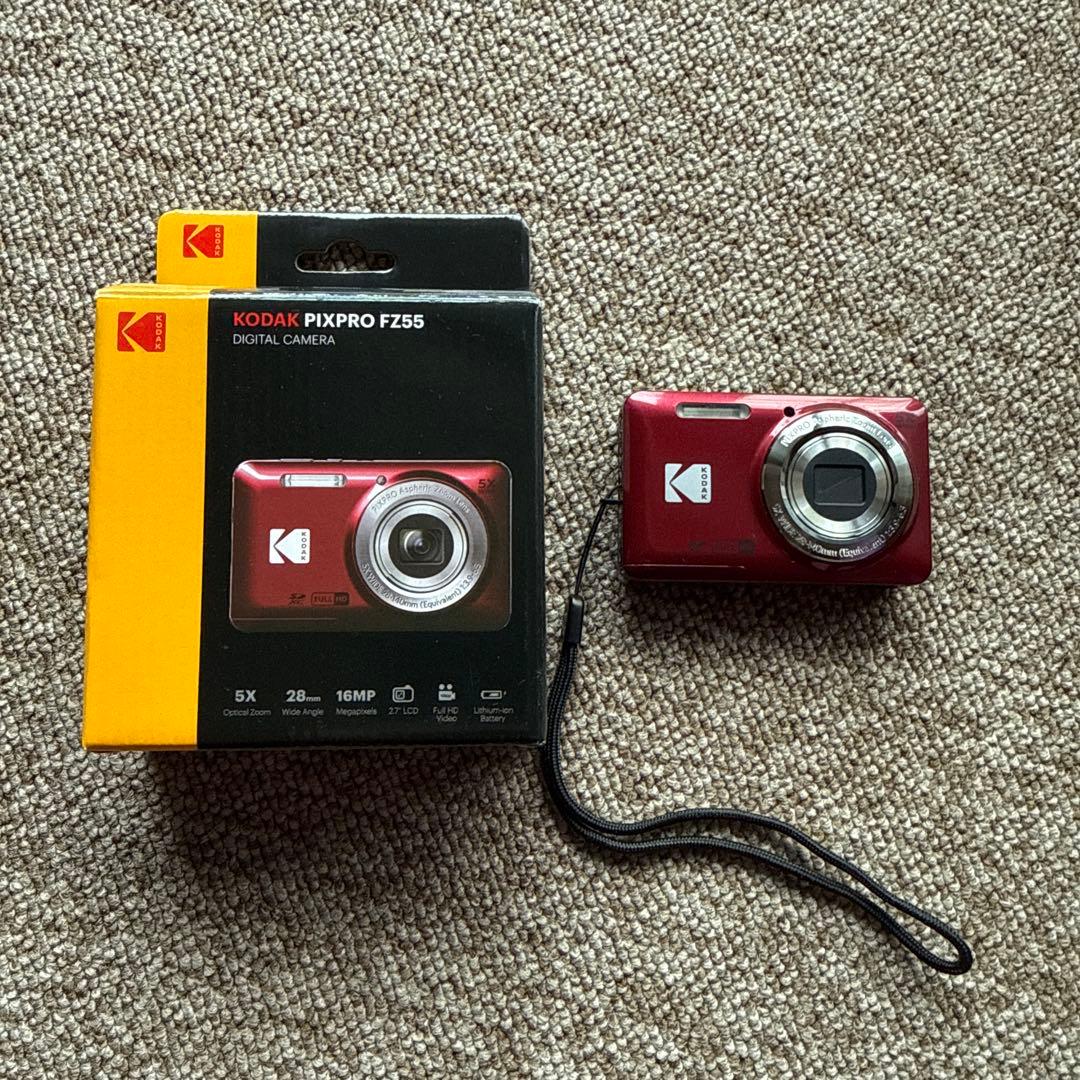 Kodak PIXPRO FZ55 赤 コダック レッド（SDカードおまけ）