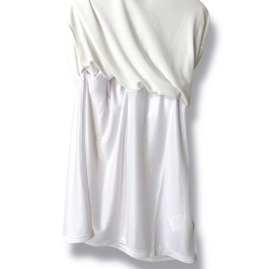 新品未使用　MBE ポップコーン 超薄地裏地付き　ポロシャツ　メッシュ