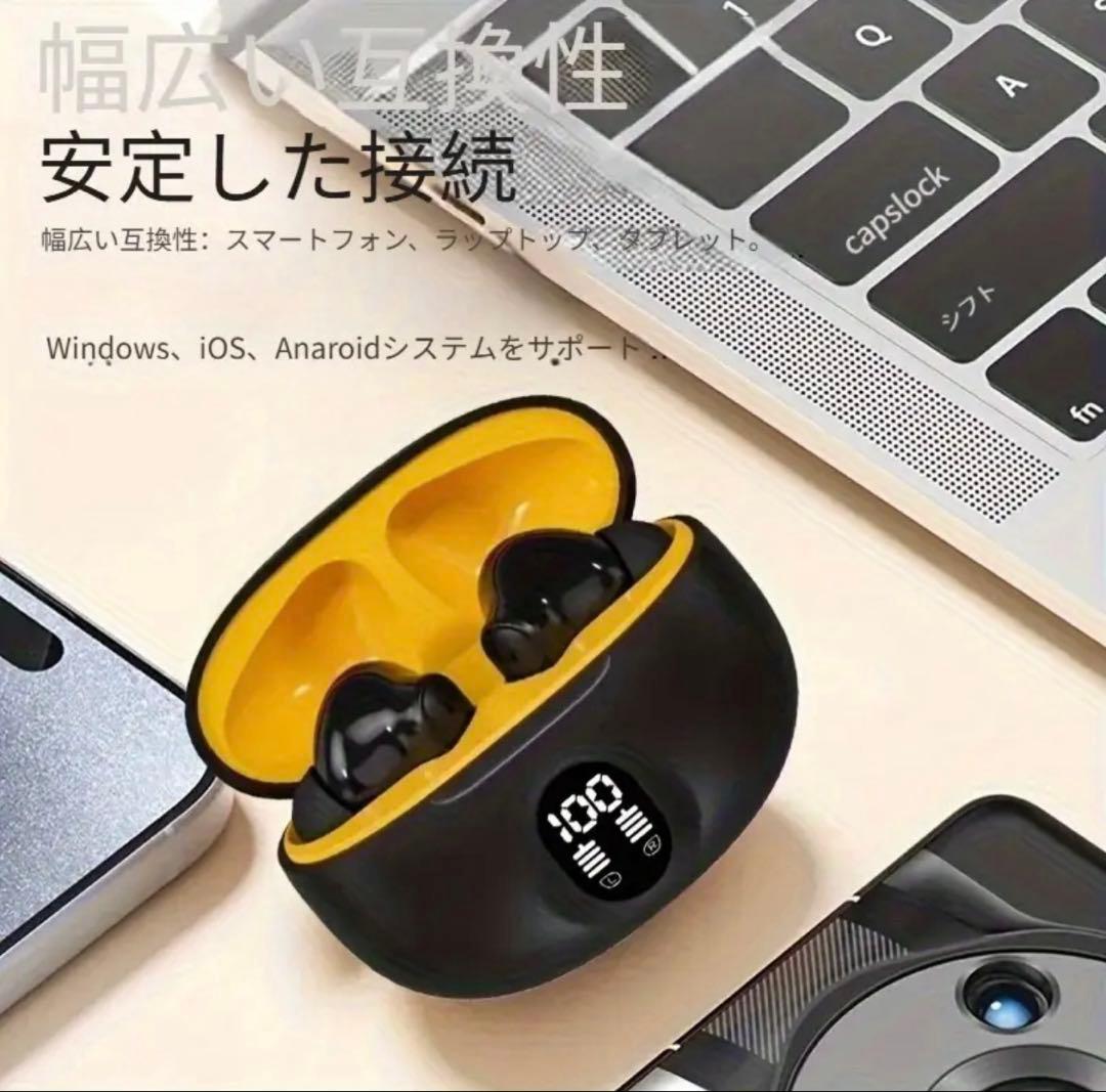 LANXUN スターリーブラック ワイヤレスイヤホン