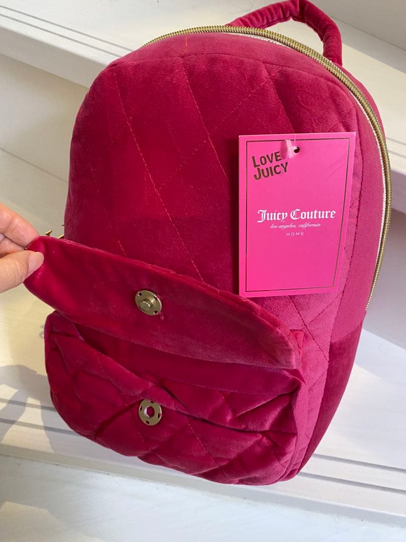 Juicy Couture キルティングバック型クッション