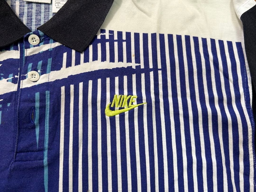 90年代 NIKE challenge court ナイキ ポロシャツ アガシ