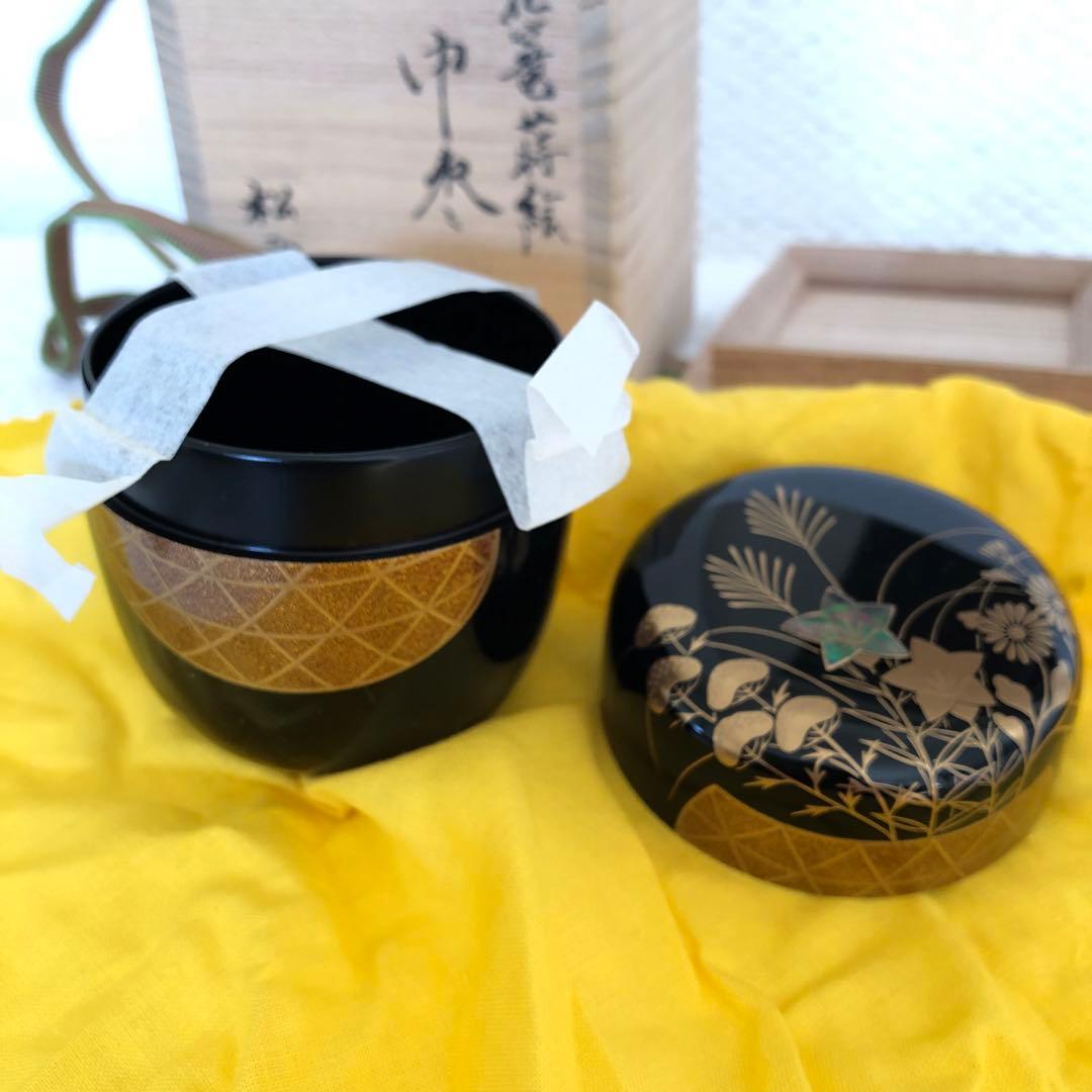 輪島屋本店　花籠絵巻　棗