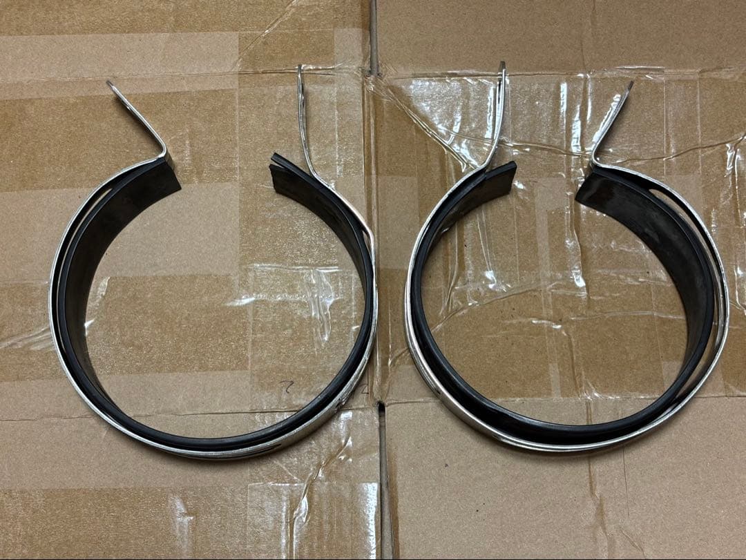 OVER マフラー 汎用 Φ60.5 カーボン 2本出し