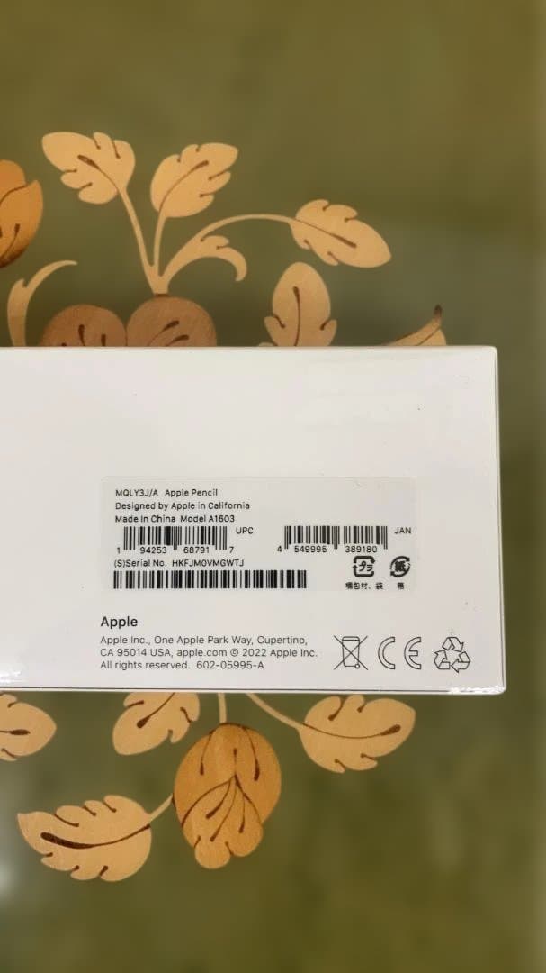 Apple Pencil (第1世代）A1603（未開封）③