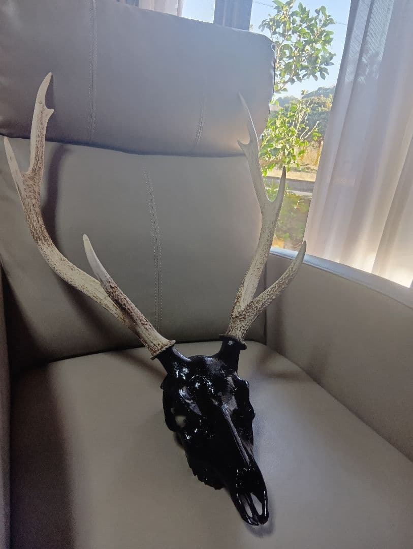 鹿の頭部置物 /ハンドメイド