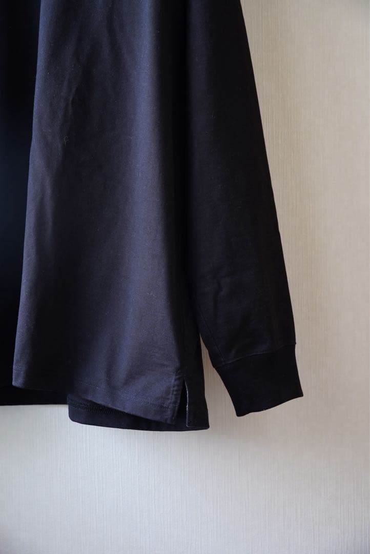 THE NORTH FACE ラガーシャツ ブラック/ホワイト　NT82437