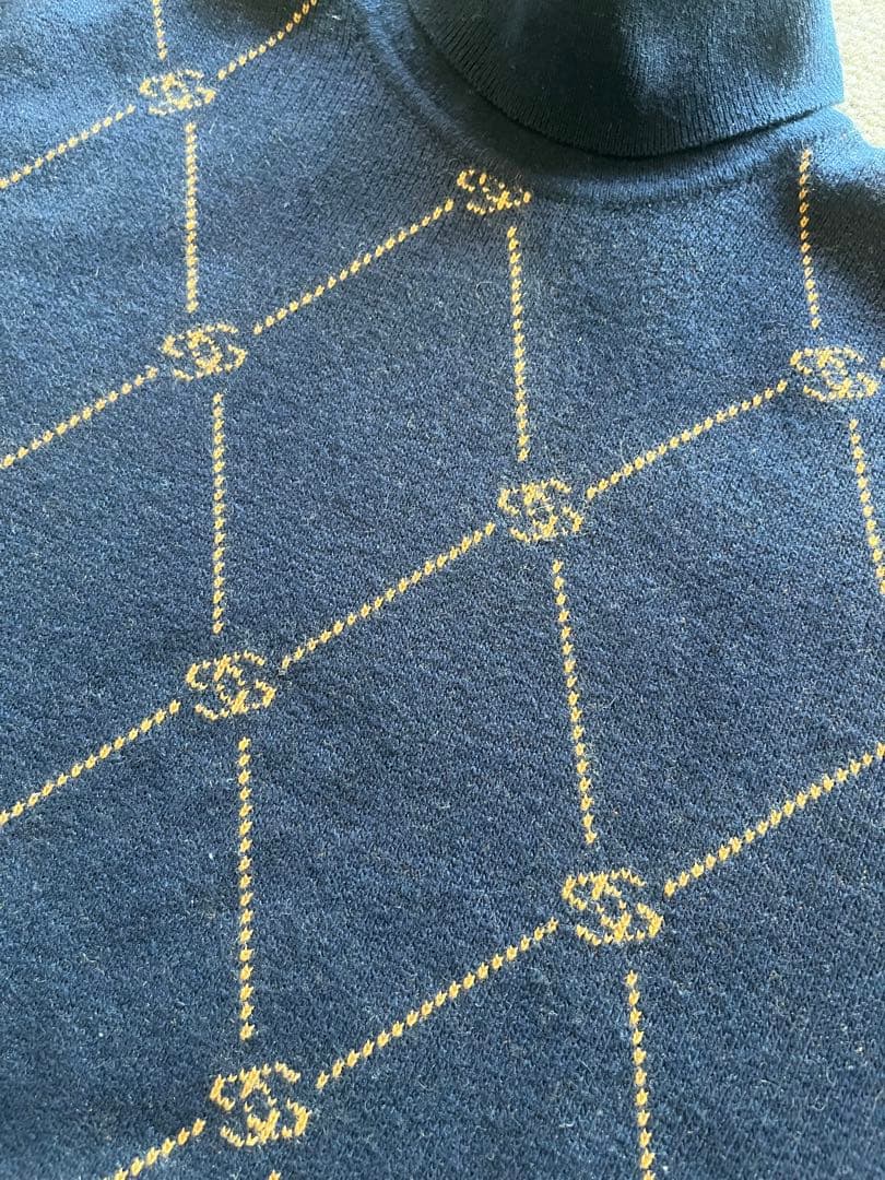 GUCCI カシミヤ100% タートルネック セーター　メンズS