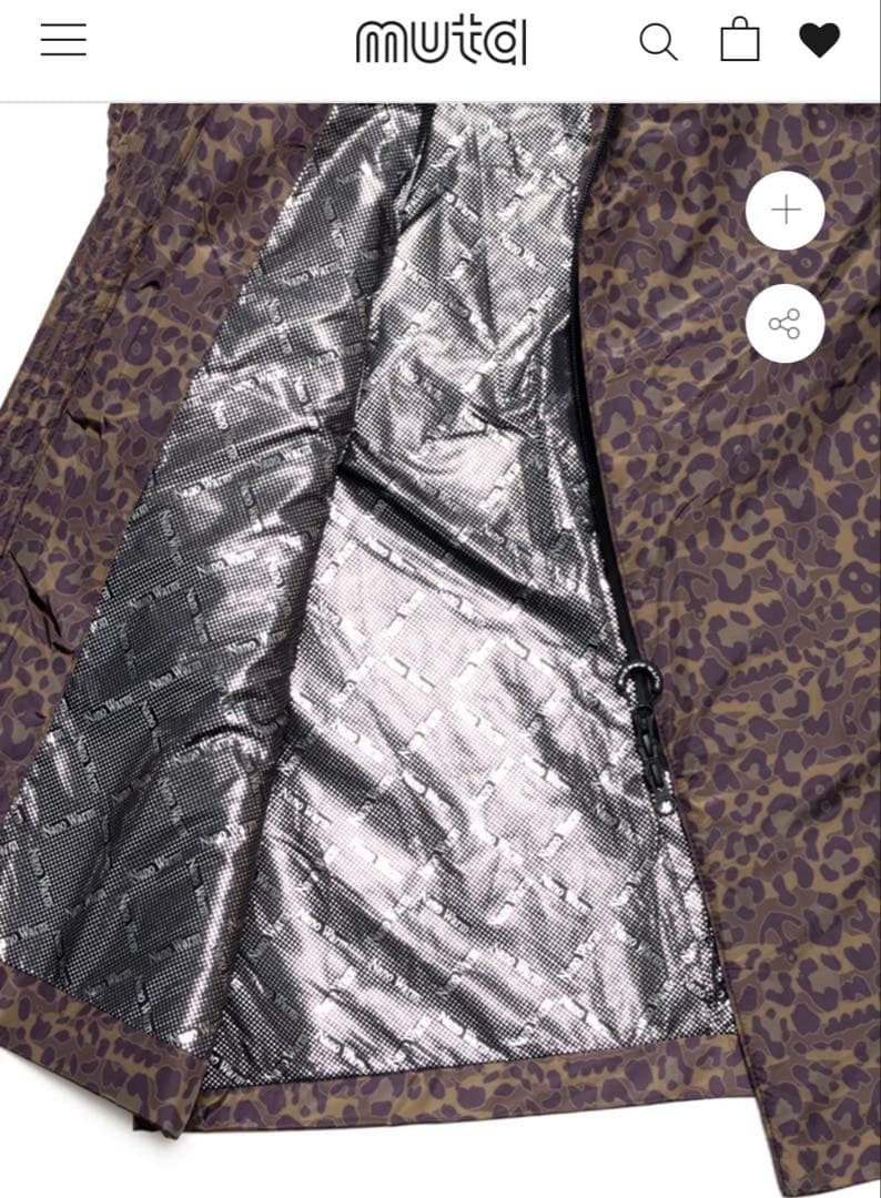 muta MARINE GOLF ムータマリンUV撥水 フーデッドコート　メンズ