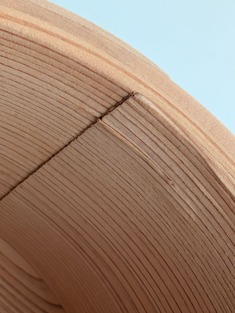 未使用　柴田慶信商店　白木おひつ　5寸　2合