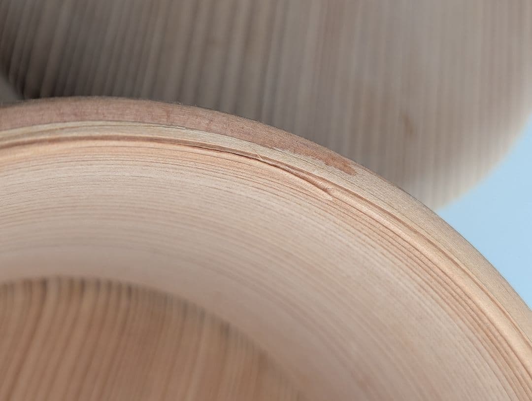 未使用　柴田慶信商店　白木おひつ　5寸　2合