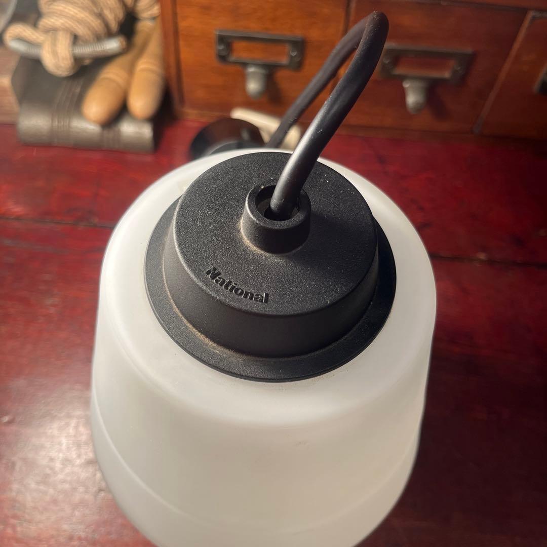 昭和レトロ　アンティーク　松下電工　ナショナル　ミルクガラス　天井照明