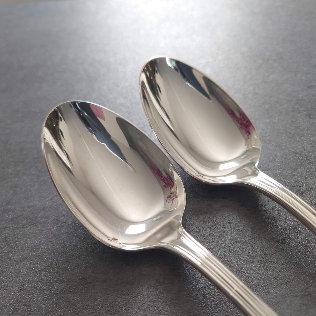 美品 クリストフル アルビ テーブルスプーン 2点
