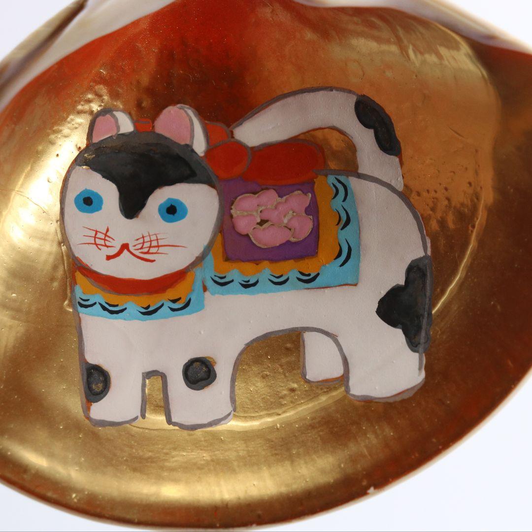 宗朝作 蛤香合 犬張子 共箱 茶道具　AT310　NT1