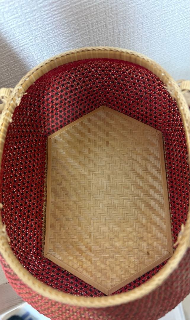 revi　タイ王室御用達 プラニー工房　カゴバック 竹籠