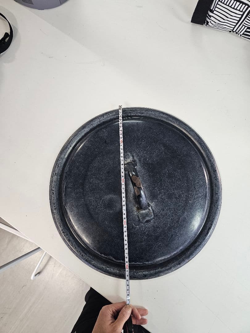 オランダ製ヴィンテージ ホーロー製 鍋蓋