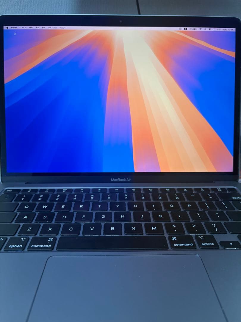 【美品】MacBook Air 13インチ m1 スペースグレー