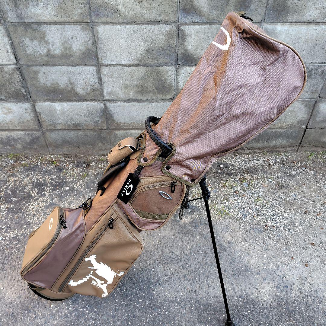 は*ン様 OAKLEY スタンド キャディバッグ ブラウン