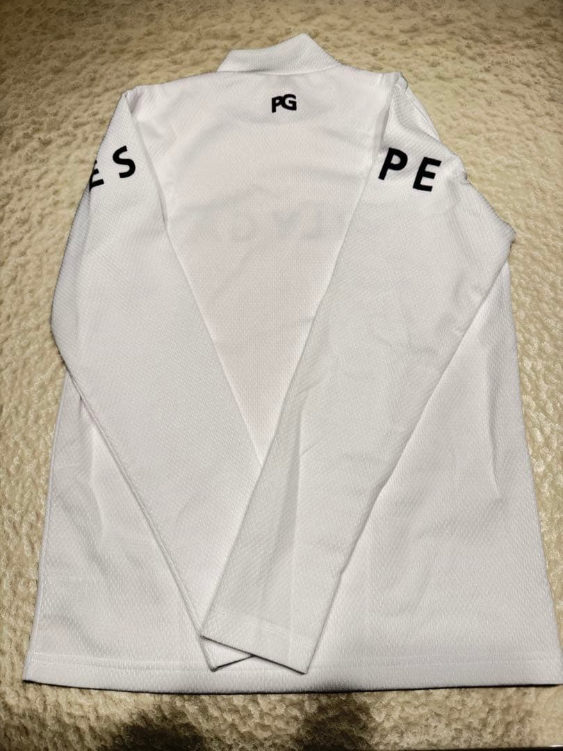 パーリーゲイツ メッシュダンボール　モックネックシャツ 新品未使用　ホワイト4