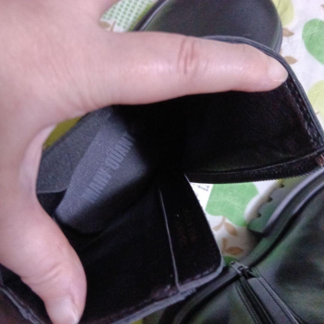 1月19日発売新作MサイズMARY QUANT ブラック サイドゴアブーツ