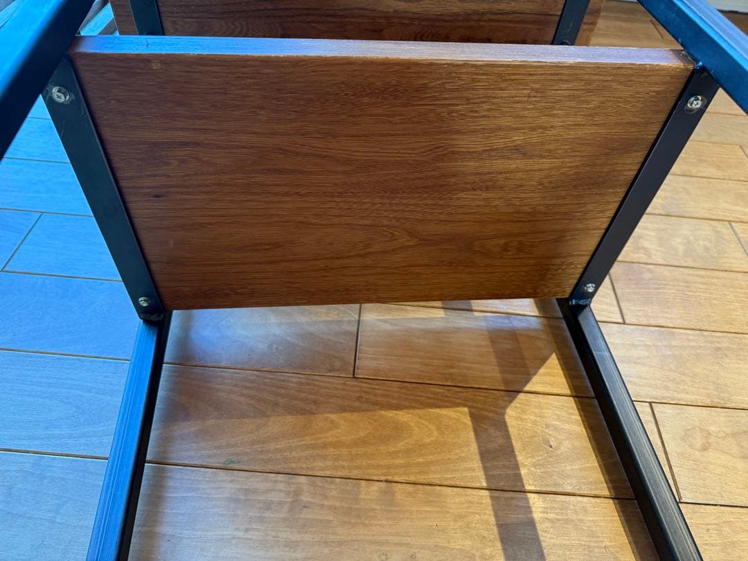 木製キャスター付きキッチンワゴン