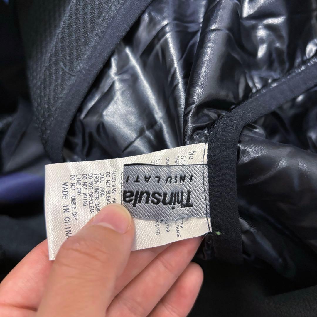 マークアンドロナ ベスト ダウン 中綿 迷彩 フード ナイロン ノースリーブ