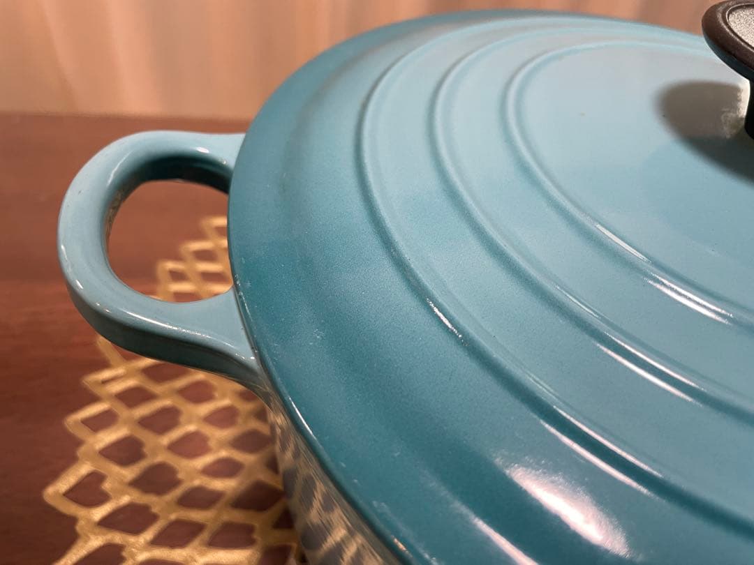 Le Creuset ルクルーゼ 両手鍋 24cm カリビアンブルー