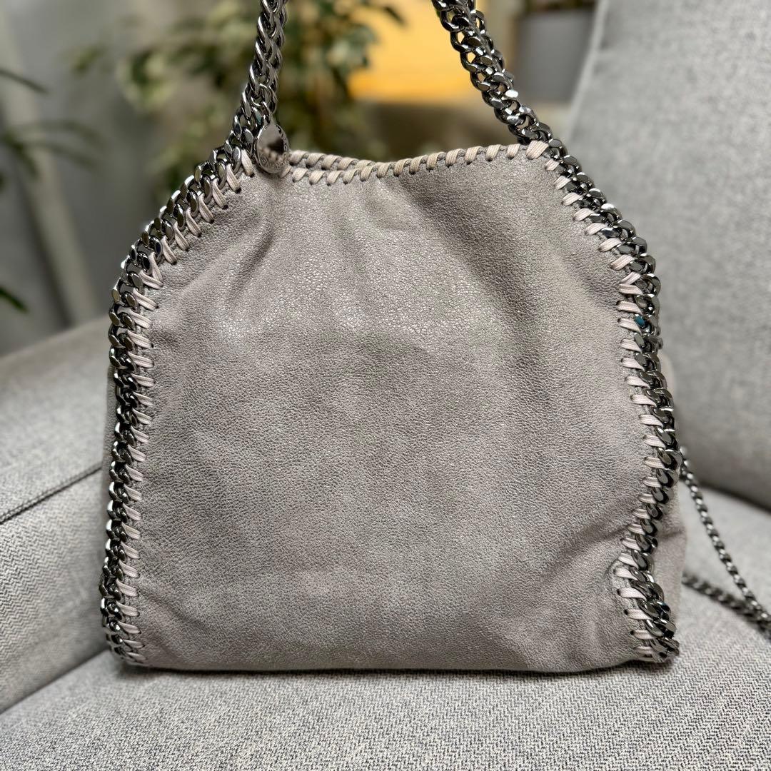 ステラ マッカートニー ファラベラ ミニ トートバッグ ライトグレー