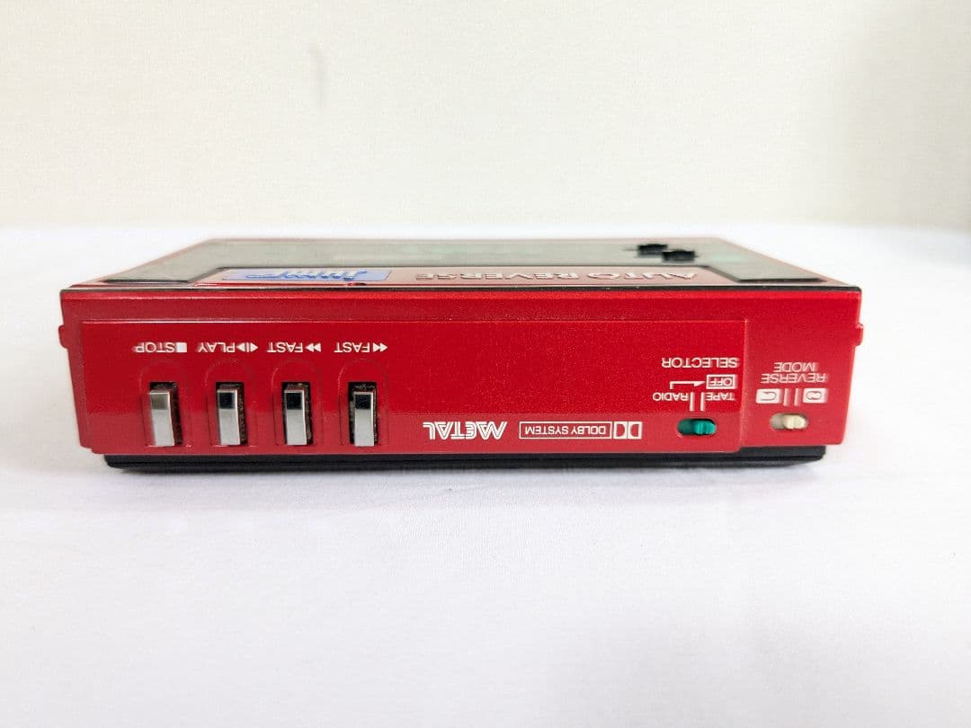 【ジャンク品】 ナショナル ポータブルカセットプレーヤー RX-SA200