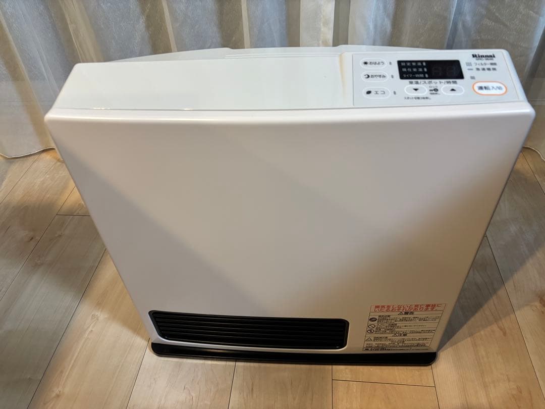 【保管未使用品】リンナイ　都市ガスファンヒーター　SRC-364E ホース付