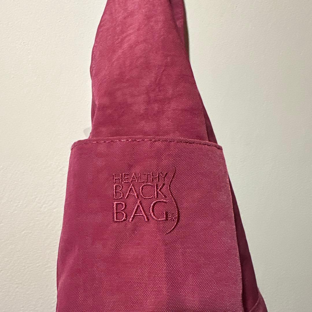 完売品新品未使用ヘルシーバックバッグ S クランベリー ボディーバッグ容量6L