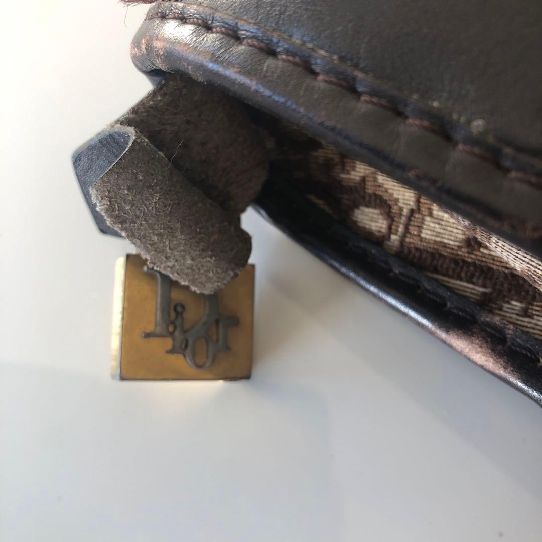 値下げします！Dior トートバッグ キャンバス レザー ブラウン