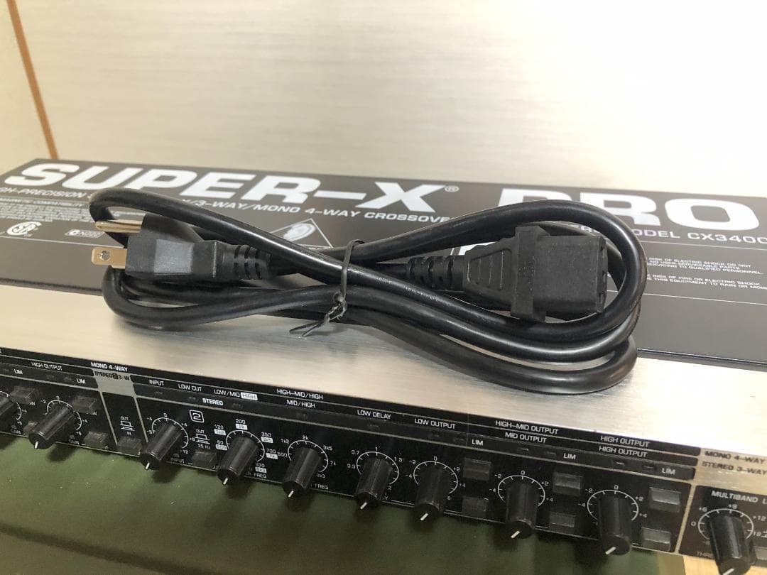 【完動品】Behringer CX3400 ベリンガー　チャンネルデバイダー