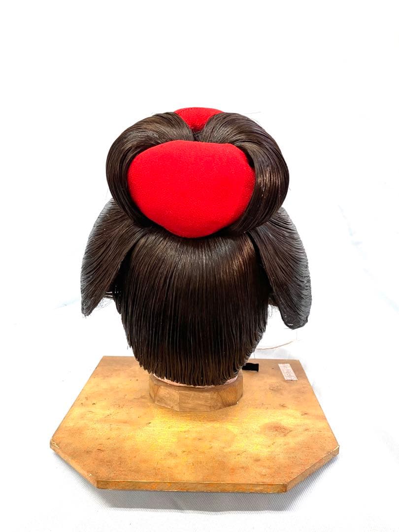 舞妓(半かつら、中サイズ) 中古日本髪かつら、舞踊かつら、大衆演劇かつら