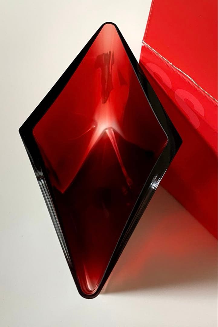 廃盤　未使用　イッタラ　ルーツ　ベース　クランベリー　(大) 205×180mm