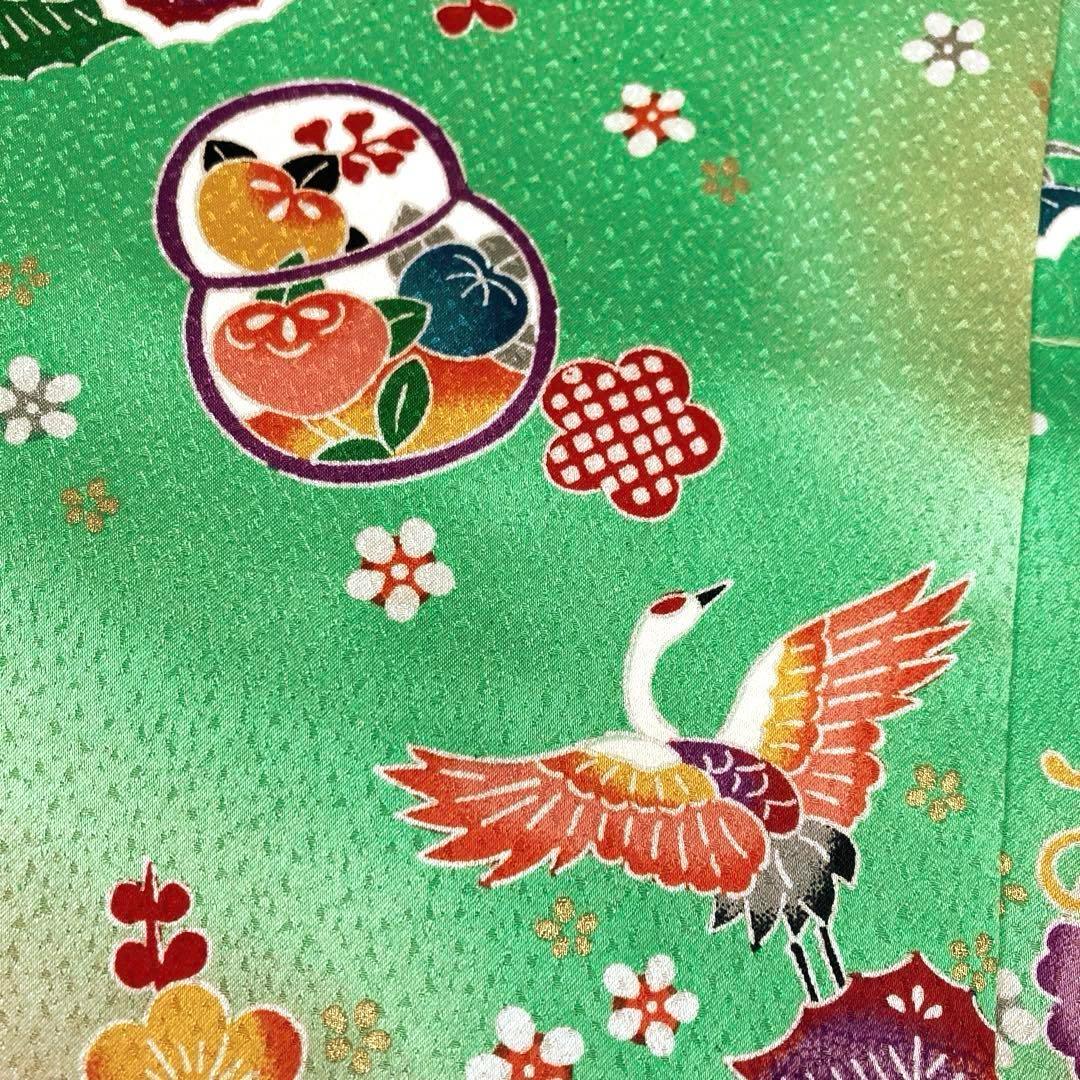 【着物と帯 時流】O2456ys◇七五三 3才女の子着物&被布コート正絹 未使用