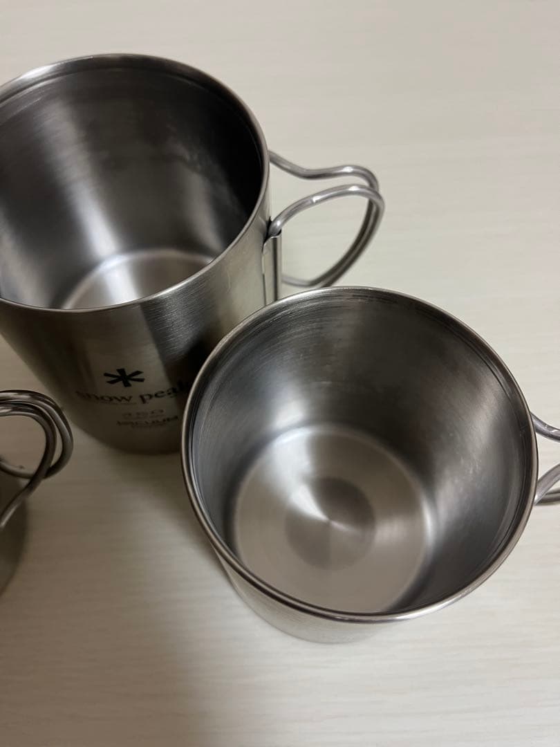 【300、450ml各2セット】peak ステンレス 真空断熱マグカップ