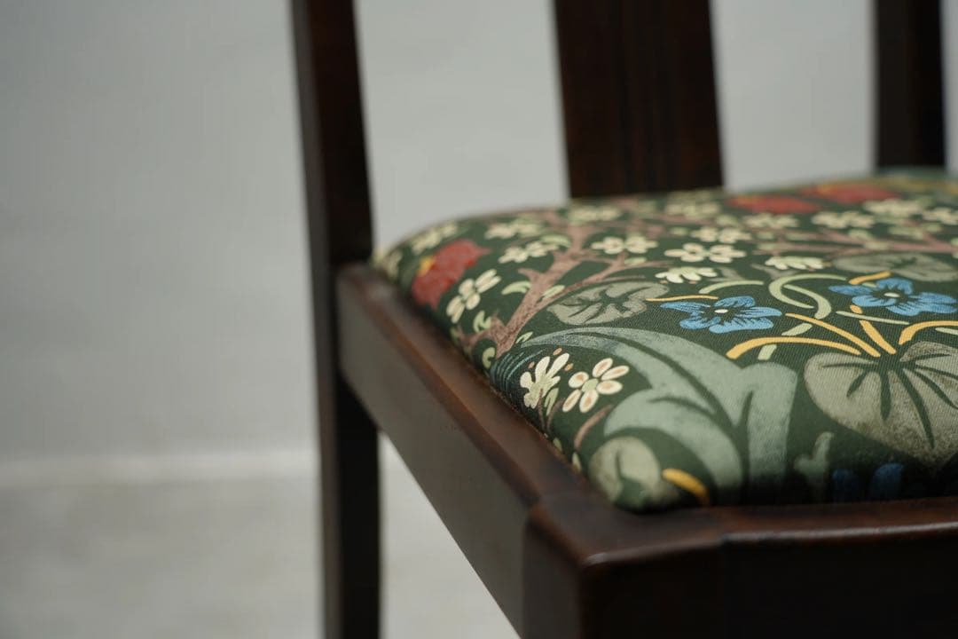 英国　アンティーク　チェア　椅子　ウィリアムモリス　良品　ケルムス　イギリス