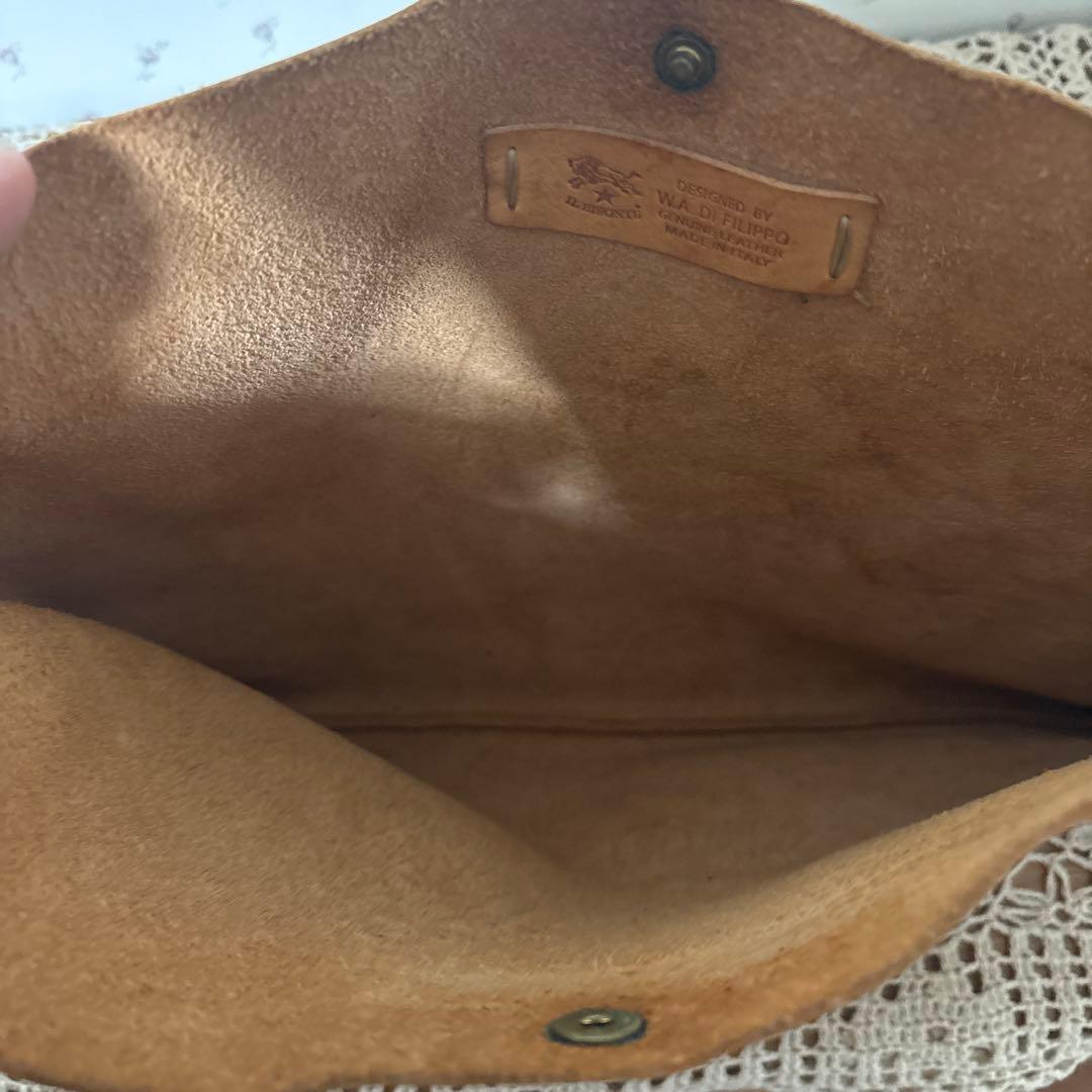 IL BISONTE レザー ショルダーバッグ