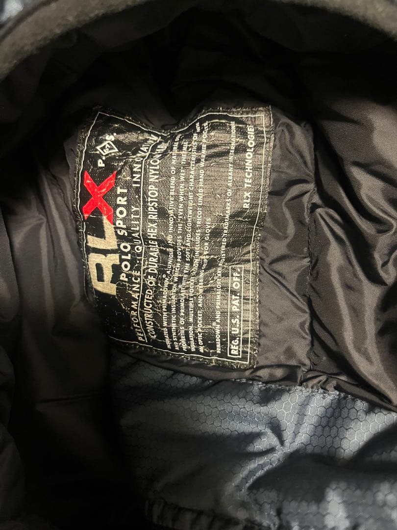トップス RLX POLO SPORT down vest black archive